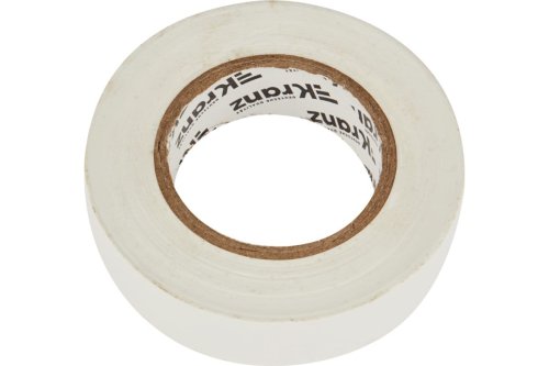 Изолента Kranz ПВХ 0.13х19мм 25м белый картинка